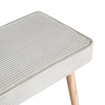 Sitzbank PAUL – Polsterbank mit Rückenlehne & Holzbeinen | B&D home