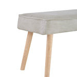 Sitzbank PAUL – Polsterbank mit Rückenlehne & Holzbeinen | B&D home