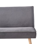 Sitzbank PAUL – Polsterbank mit Rückenlehne & Holzbeinen | B&D home