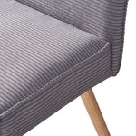 Sitzbank PAUL – Polsterbank mit Rückenlehne & Holzbeinen | B&D home