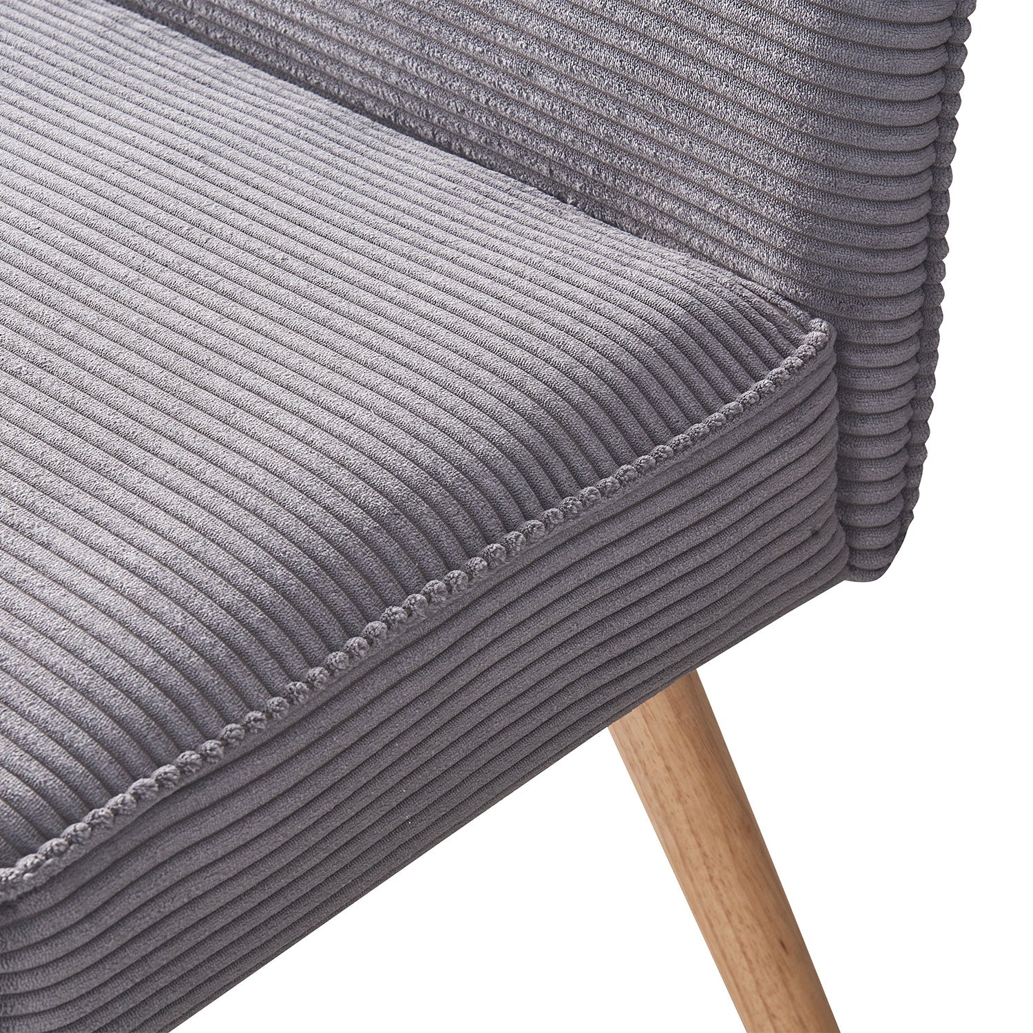 Sitzbank PAUL – Polsterbank mit Rückenlehne & Holzbeinen | B&D home