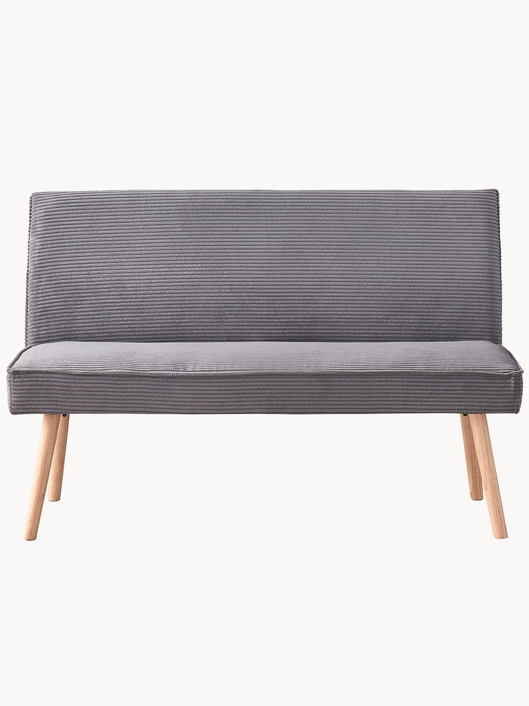 Sitzbank PAUL – Polsterbank mit Rückenlehne & Holzbeinen
