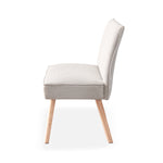 Sitzbank PAUL – Polsterbank mit Rückenlehne & Holzbeinen | B&D home