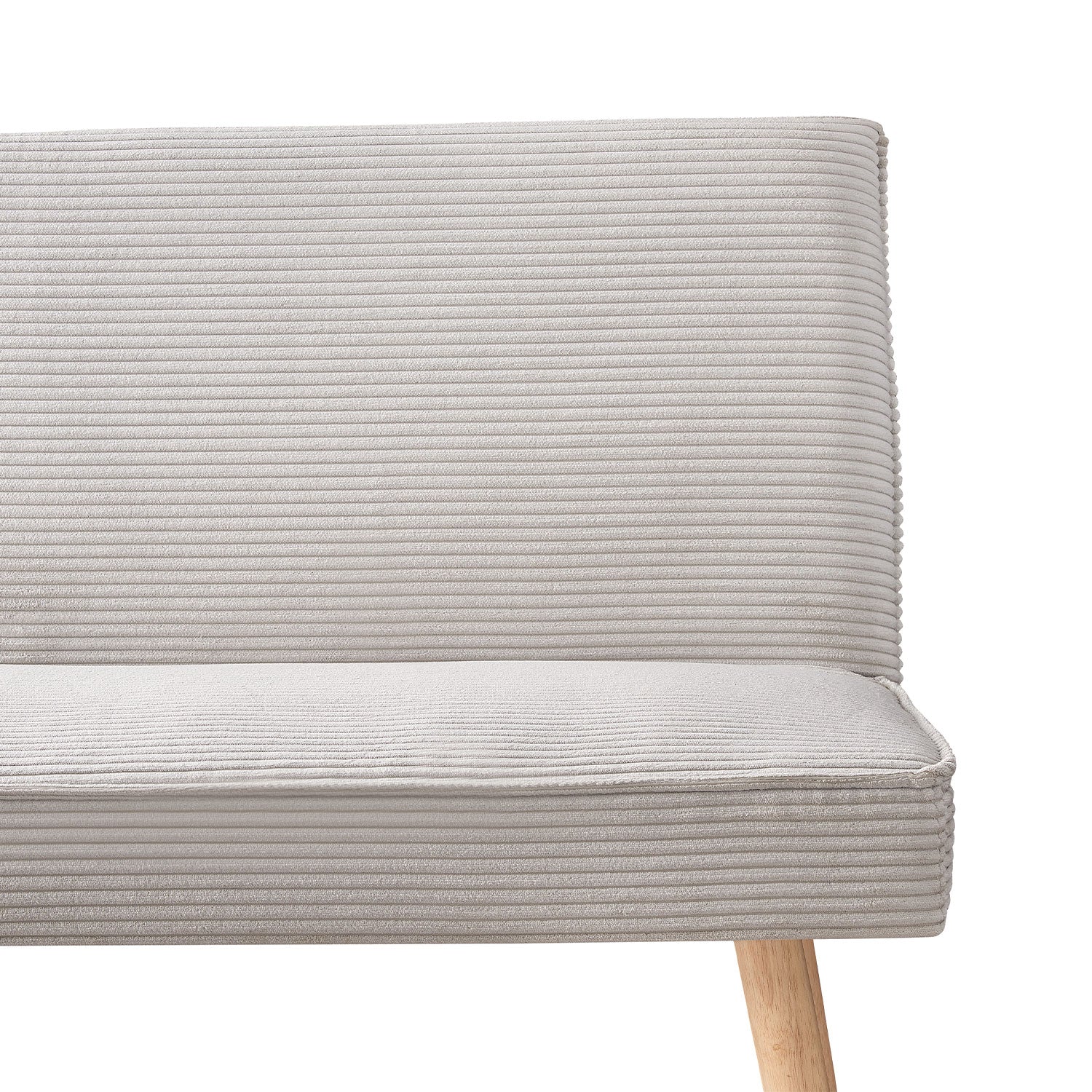 Sitzbank PAUL – Polsterbank mit Rückenlehne & Holzbeinen | B&D home