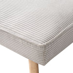 Sitzbank PAUL – Polsterbank mit Rückenlehne & Holzbeinen | B&D home