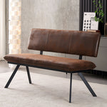 B-Ware Sitzbank JUNA, Braun, 160cm