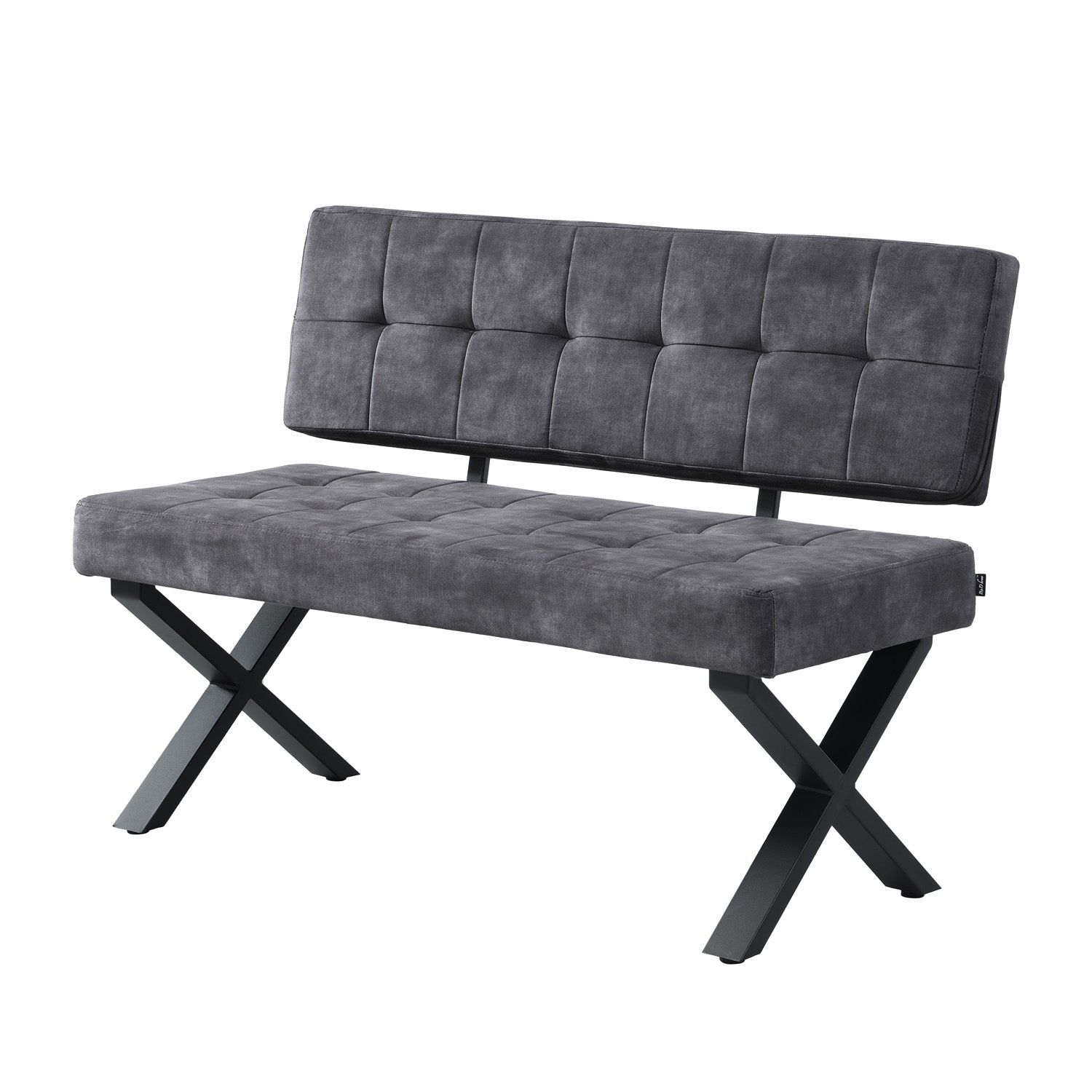 B-Ware Sitzbank KAREN, Anthrazit, 120cm | praktisch & modern | B&D home