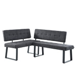 AKA - Eckbank mit U Gestell beidseitig montierbar