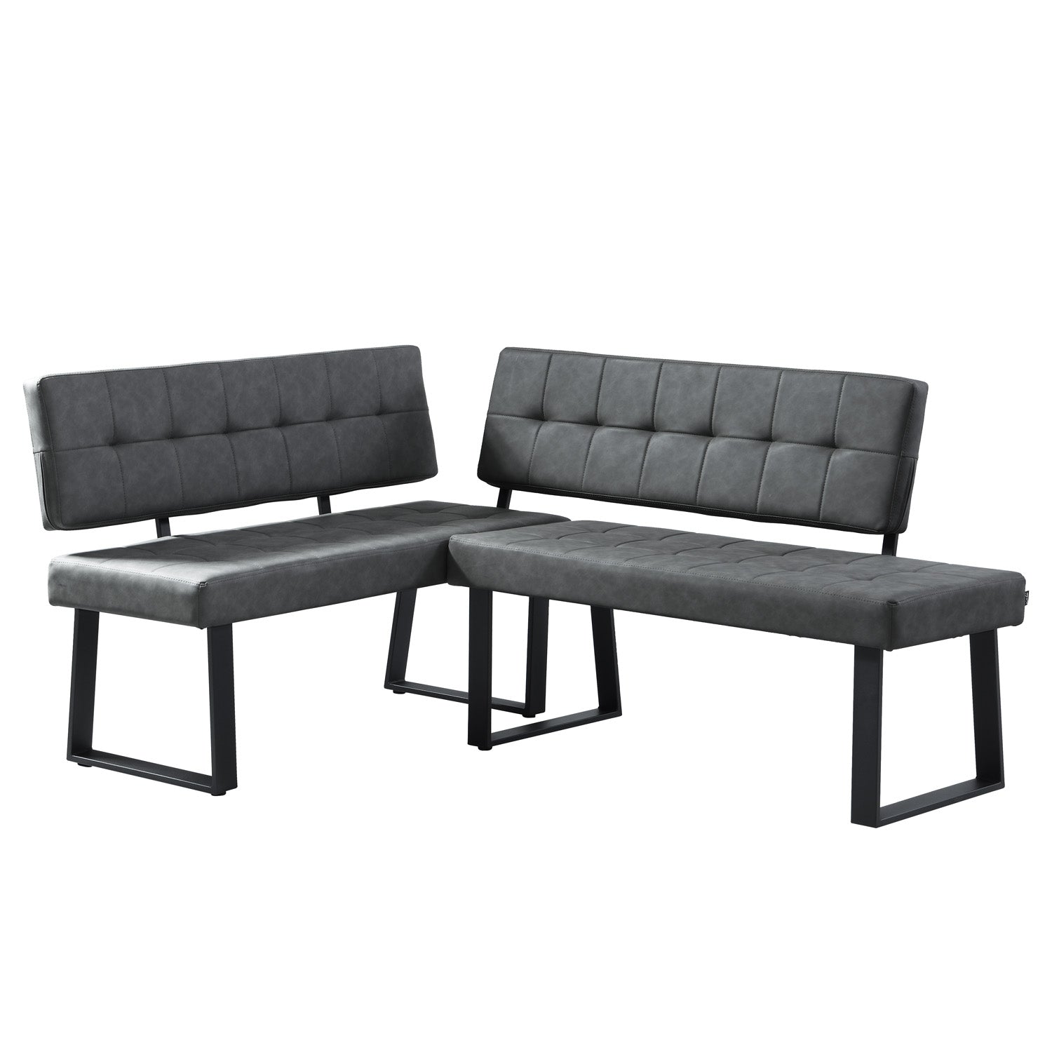 AKA - Eckbank mit U Gestell beidseitig montierbar