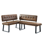 AKA - Eckbank mit U Gestell beidseitig montierbar