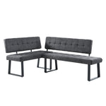 AKA - Eckbank mit U Gestell beidseitig montierbar