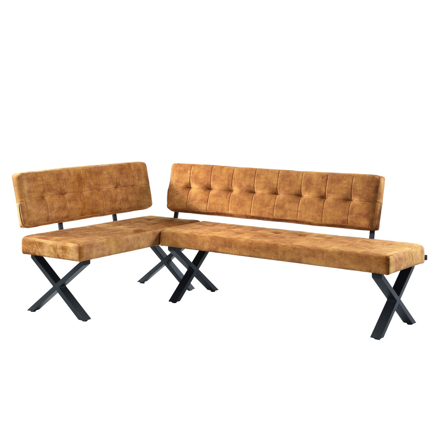 EKA - Eckbank mit X Gestell beidseitig montierbar