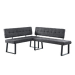 AKA - Eckbank mit U Gestell beidseitig montierbar