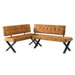 EKA - Eckbank mit X Gestell beidseitig montierbar