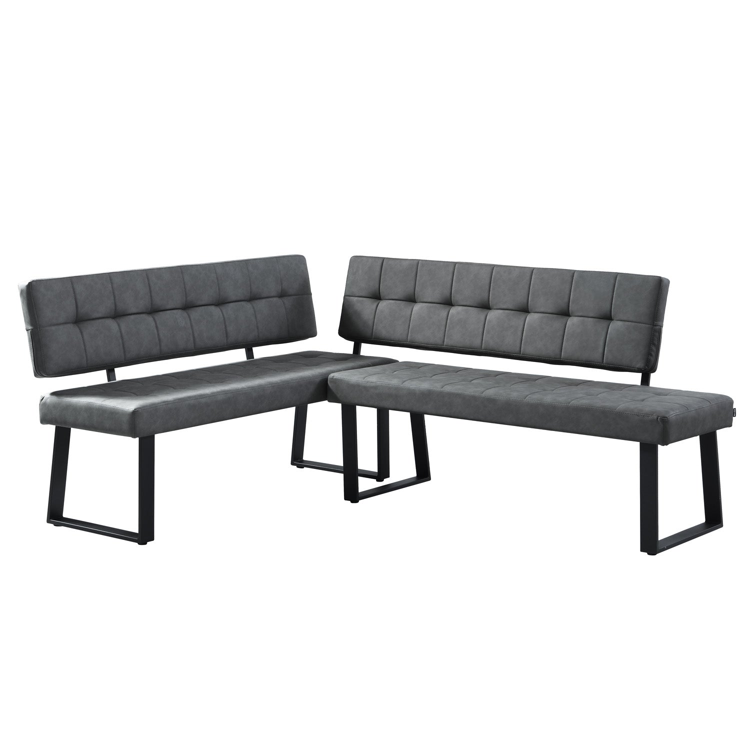 AKA - Eckbank mit U Gestell beidseitig montierbar