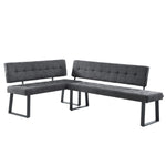 AKA - Eckbank mit U Gestell beidseitig montierbar