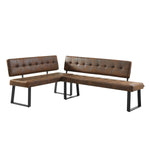 AKA - Eckbank mit U Gestell beidseitig montierbar