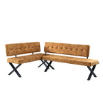 EKA - Eckbank mit X Gestell beidseitig montierbar