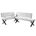 EKA - Eckbank mit X Gestell beidseitig montierbar