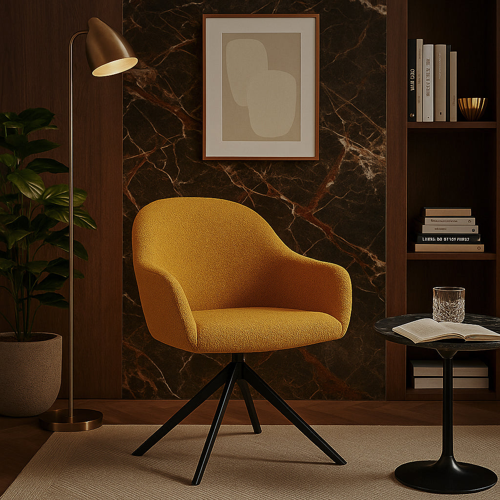 B-Ware Wohnzimmerstuhl LENA, Gelb