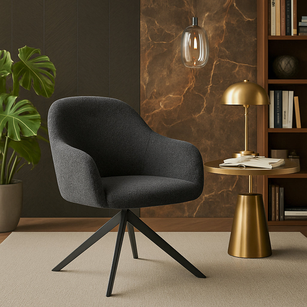 B-Ware Wohnzimmerstuhl LENA, Anthrazit