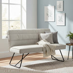 Esszimmerbank HANNAH, gepolstert, mit Metallgestell