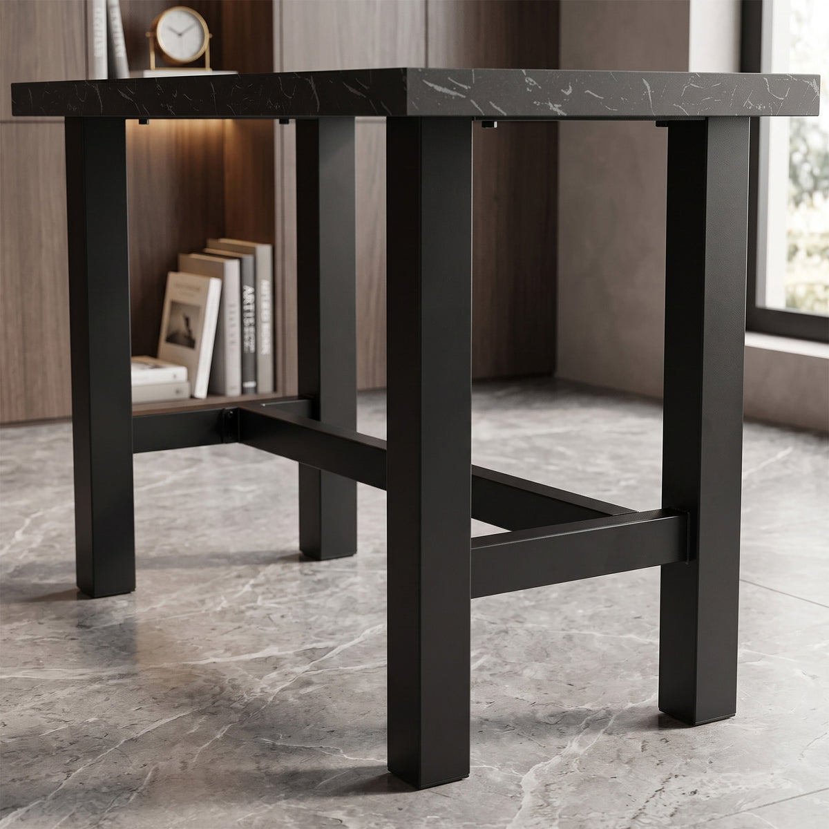 Schreibtisch THOR - stabiler Home Office Tisch in Industrie-Design