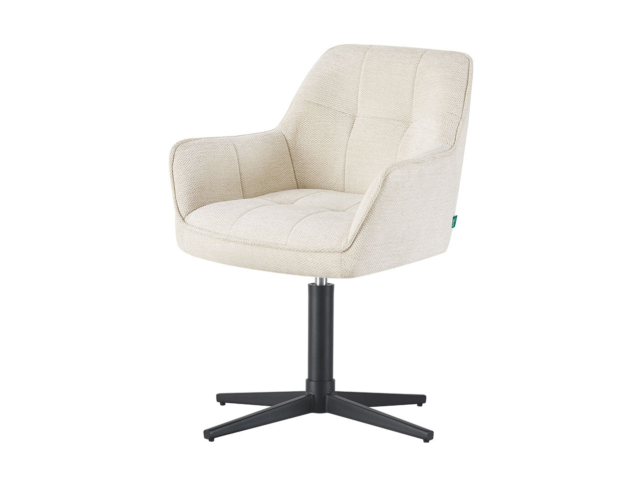 Esszimmerstühle THOMAS-KIRA 2er Set, 360° drehbar, Zeitloser Drehstuhl mit Rückholfunktion