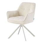 Esszimmerstühle THOMAS-DINA 2er Set, 360° drehbar mit Rückholfunktion