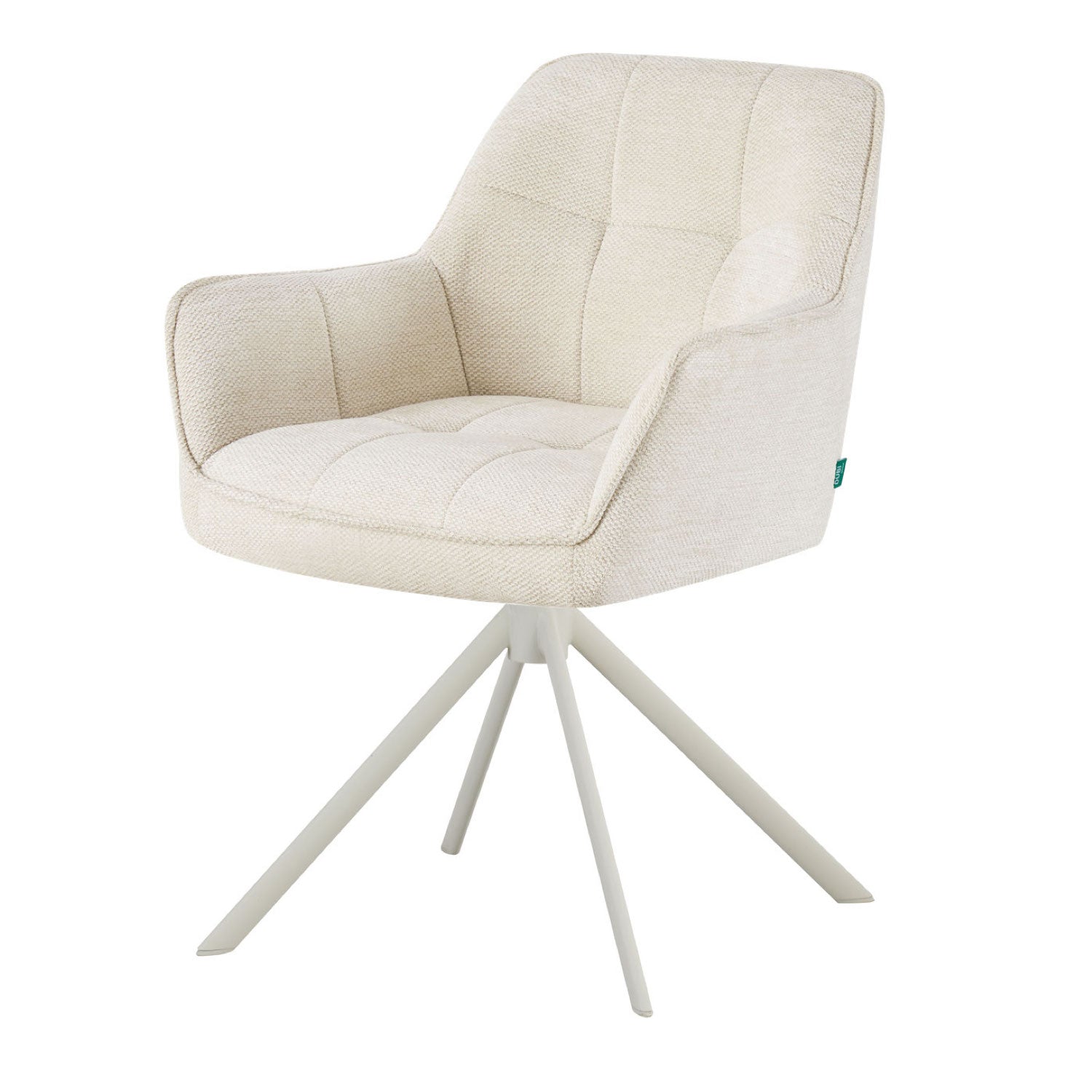 Esszimmerstühle THOMAS-DINA 2er Set, 360° drehbar mit Rückholfunktion