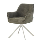 Esszimmerstühle THOMAS-DINA 2er Set, 360° drehbar mit Rückholfunktion