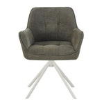 Esszimmerstühle THOMAS-DINA 2er Set - 360° drehbar mit Rückholfunktion