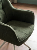 Esszimmerstühle THOMAS-DINA 2er Set - 360° drehbar mit Rückholfunktion