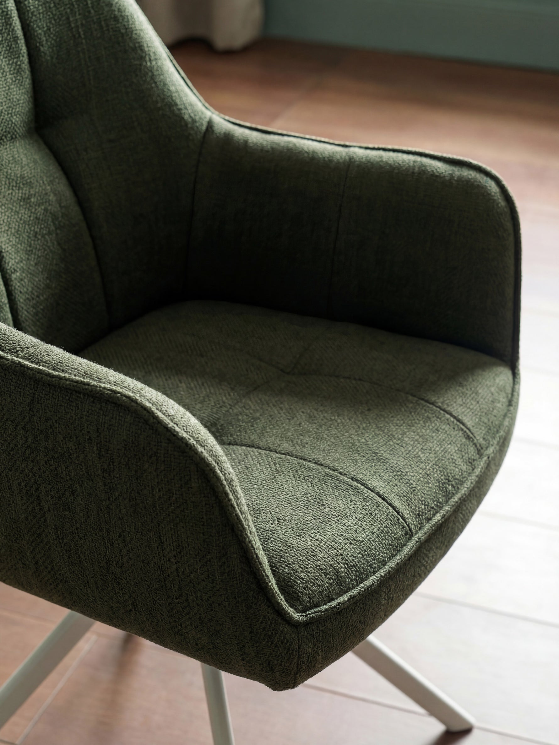 Esszimmerstühle THOMAS-DINA 2er Set - 360° drehbar mit Rückholfunktion