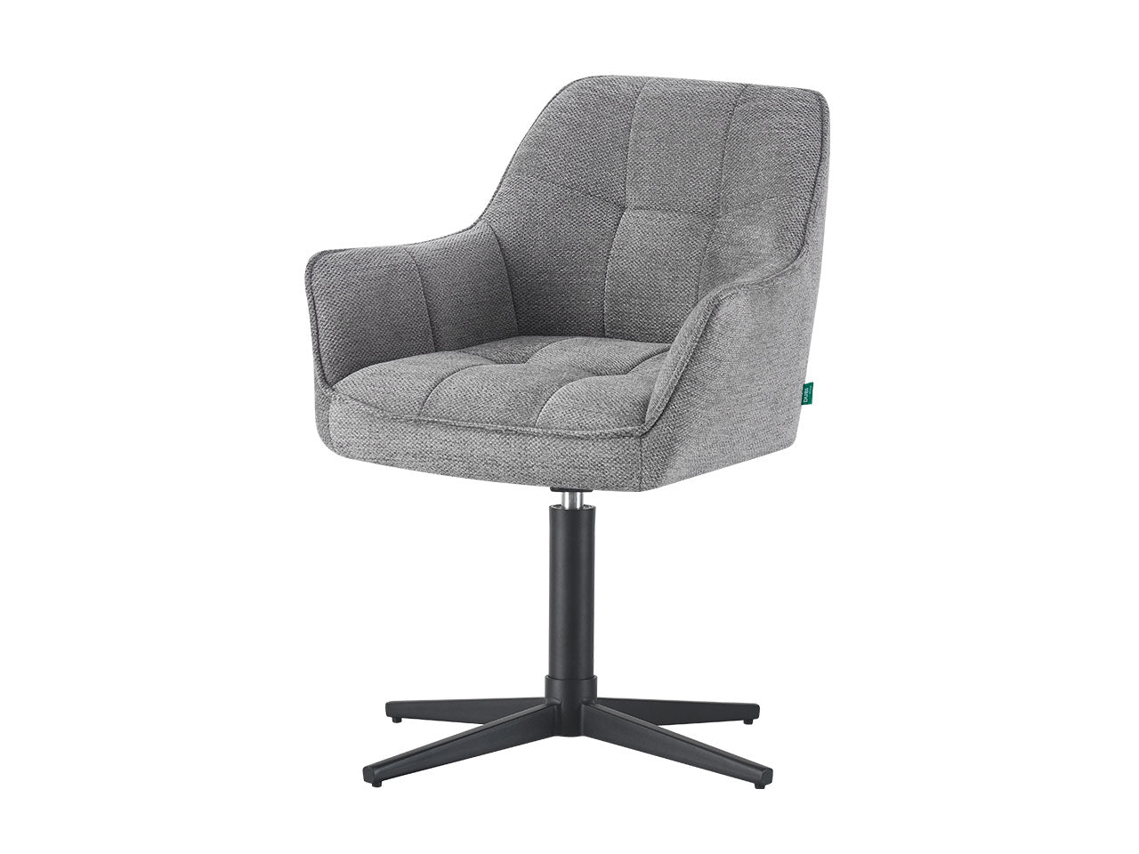 Esszimmerstühle THOMAS-KIRA 2er Set, 360° drehbar, Zeitloser Drehstuhl mit Rückholfunktion