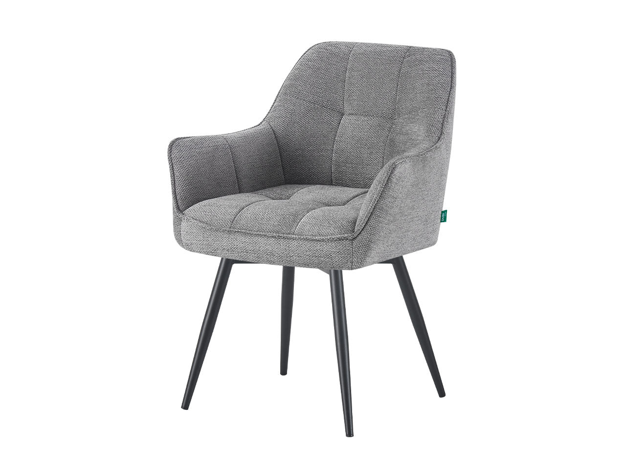 Dining chair KIELY B04 4-leg frame black set of 2
