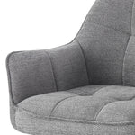 THOMAS-LENI 2er Set - Drehstuhl 180° drehbar mit Rückholfunktion