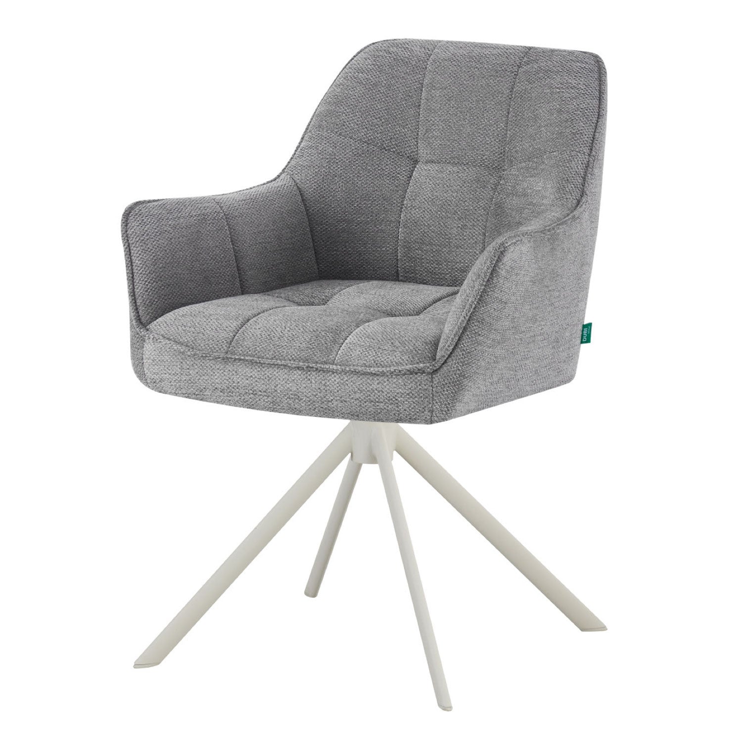 Esszimmerstühle THOMAS-DINA 2er Set, 360° drehbar mit Rückholfunktion