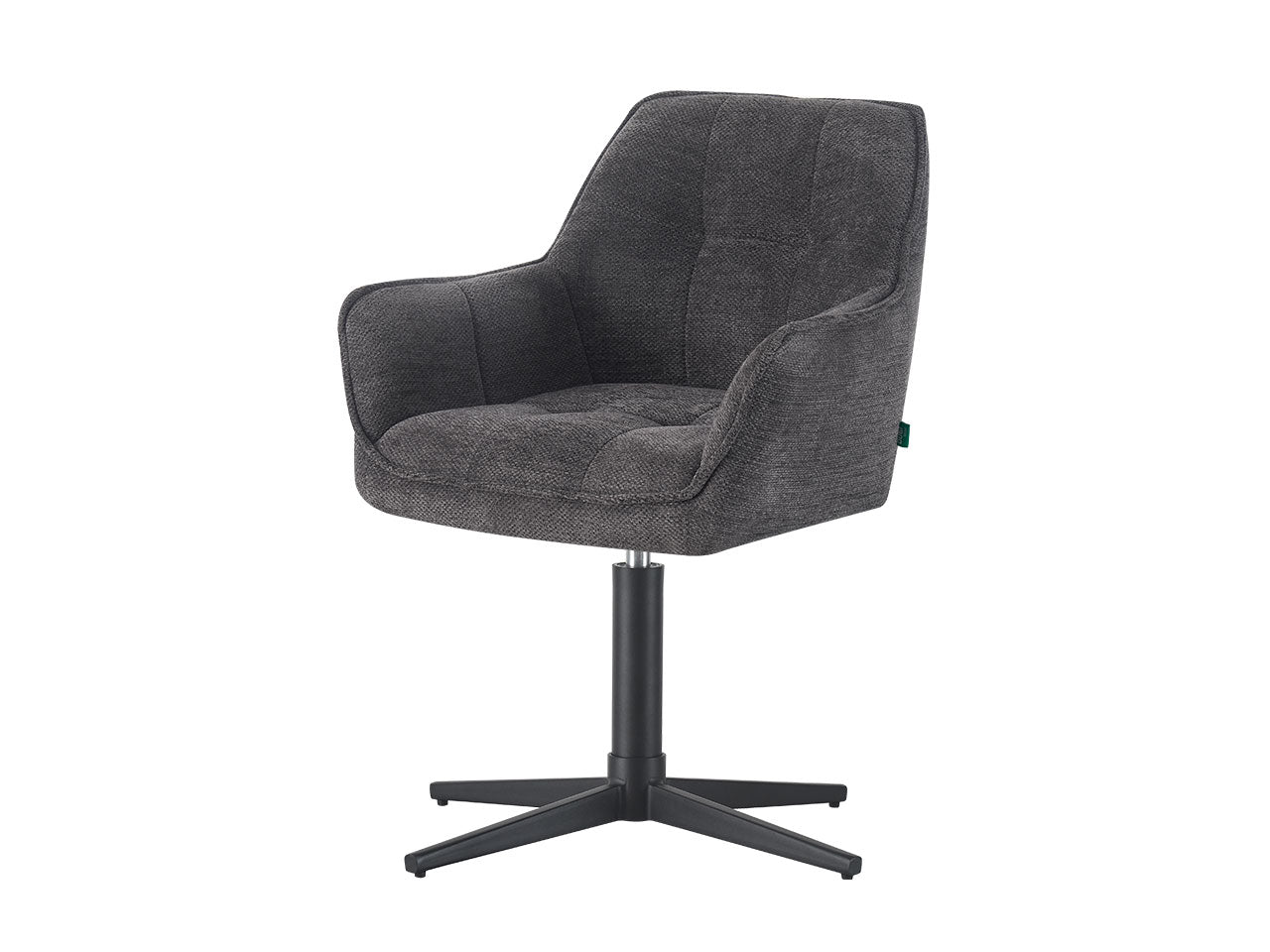 Esszimmerstühle THOMAS-KIRA 2er Set, 360° drehbar, Zeitloser Drehstuhl mit Rückholfunktion