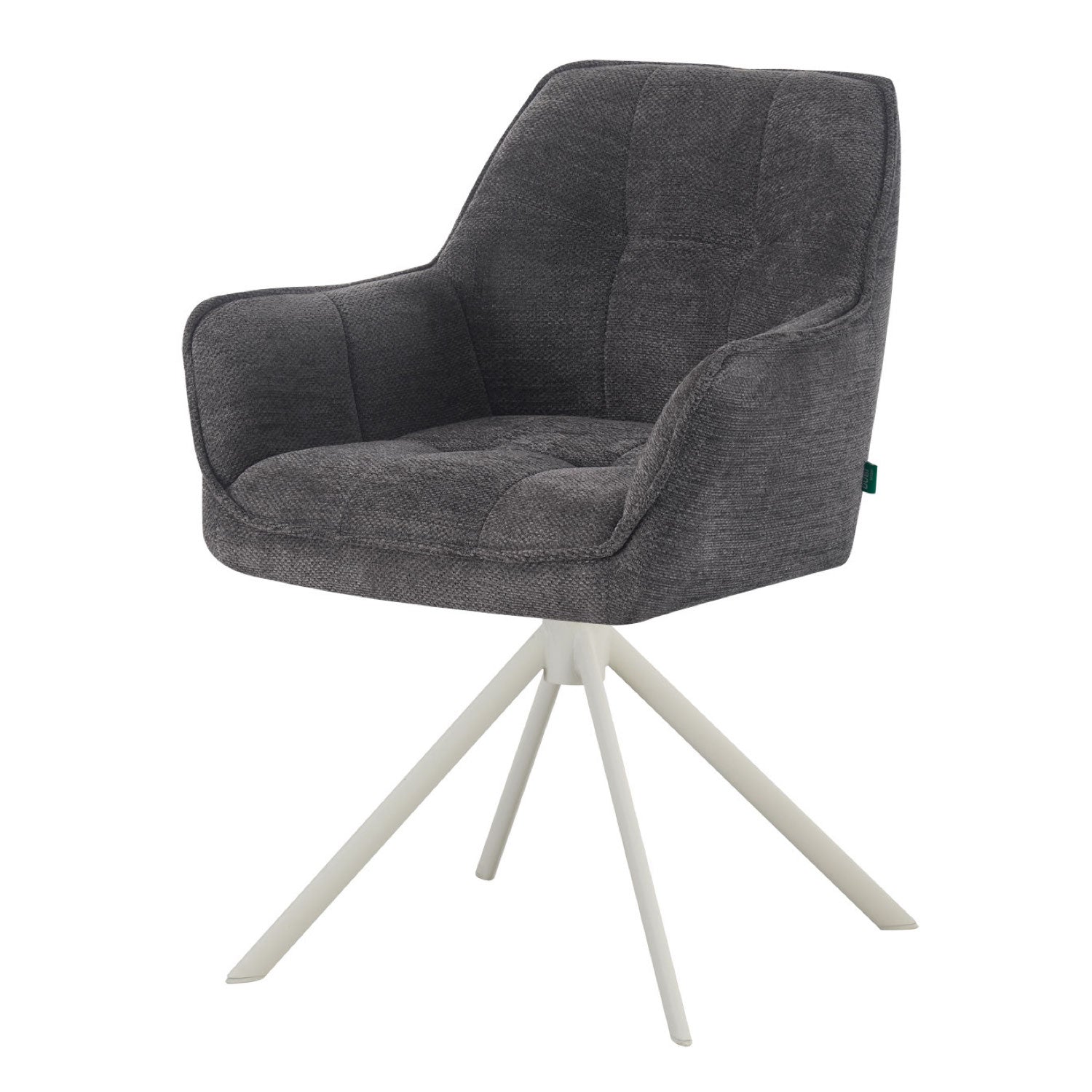 Esszimmerstühle THOMAS-DINA 2er Set, 360° drehbar mit Rückholfunktion