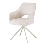 Esszimmerstühle THOMAS-CLEO 2er Set, 360° drehbar mit Rückholfunktion