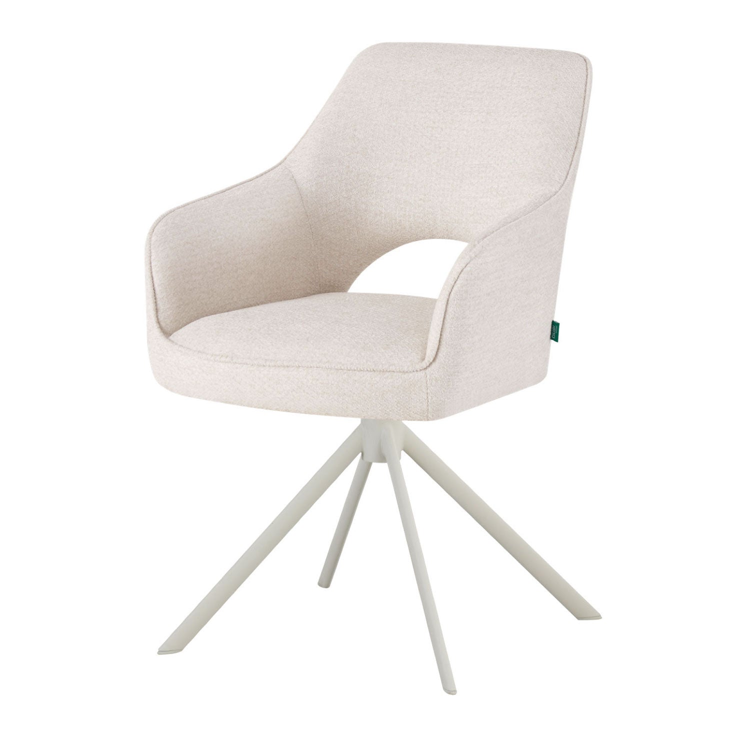 Esszimmerstühle THOMAS-CLEO 2er Set, 360° drehbar mit Rückholfunktion