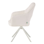 Esszimmerstühle THOMAS-CLEO 2er Set, 360° drehbar mit Rückholfunktion