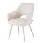 Esszimmerstühle THOMAS-MOMO 2er Set, zeitloser Polsterstuhl mit Metallbeinen