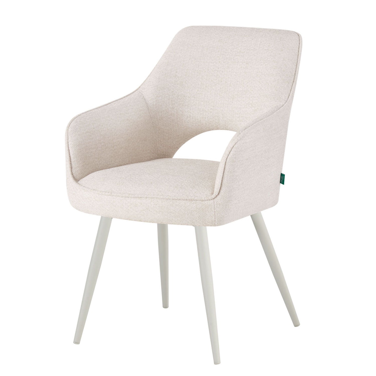 Esszimmerstühle THOMAS-MOMO 2er Set, zeitloser Polsterstuhl mit Metallbeinen