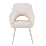 Esszimmerstühle THOMAS-MOMO 2er Set, zeitloser Polsterstuhl mit Metallbeinen