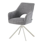 Esszimmerstühle THOMAS-CLEO 2er Set, 360° drehbar mit Rückholfunktion