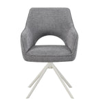 Esszimmerstühle THOMAS-CLEO 2er Set, 360° drehbar mit Rückholfunktion