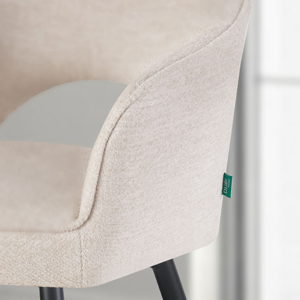Dining chair Retrobliss B02 360° rotatable (set of 2)