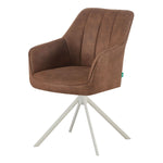 Esszimmerstühle THOMAS-VIVI 2er Set, 360° drehbar mit Rückholfunktion